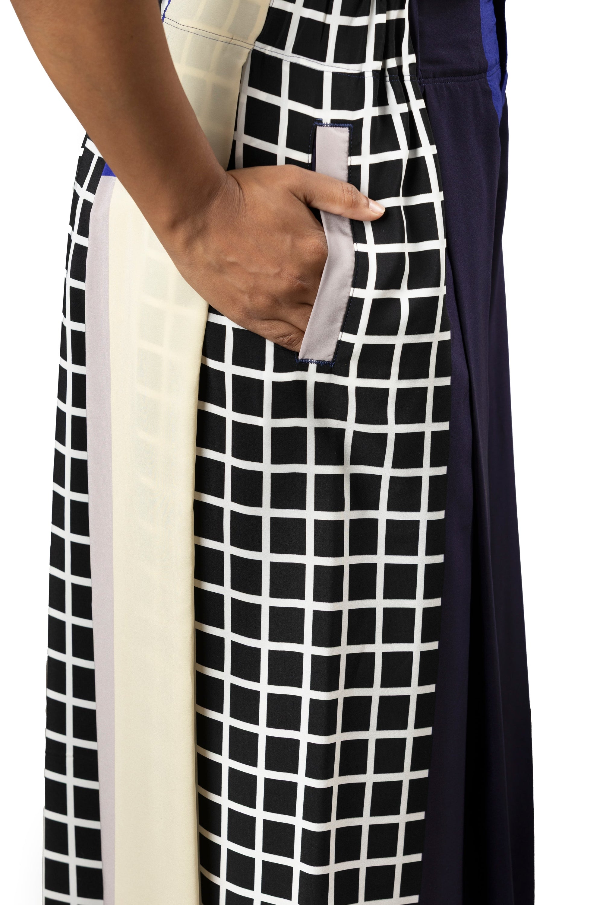 Side profile of Issey Miyake Pants