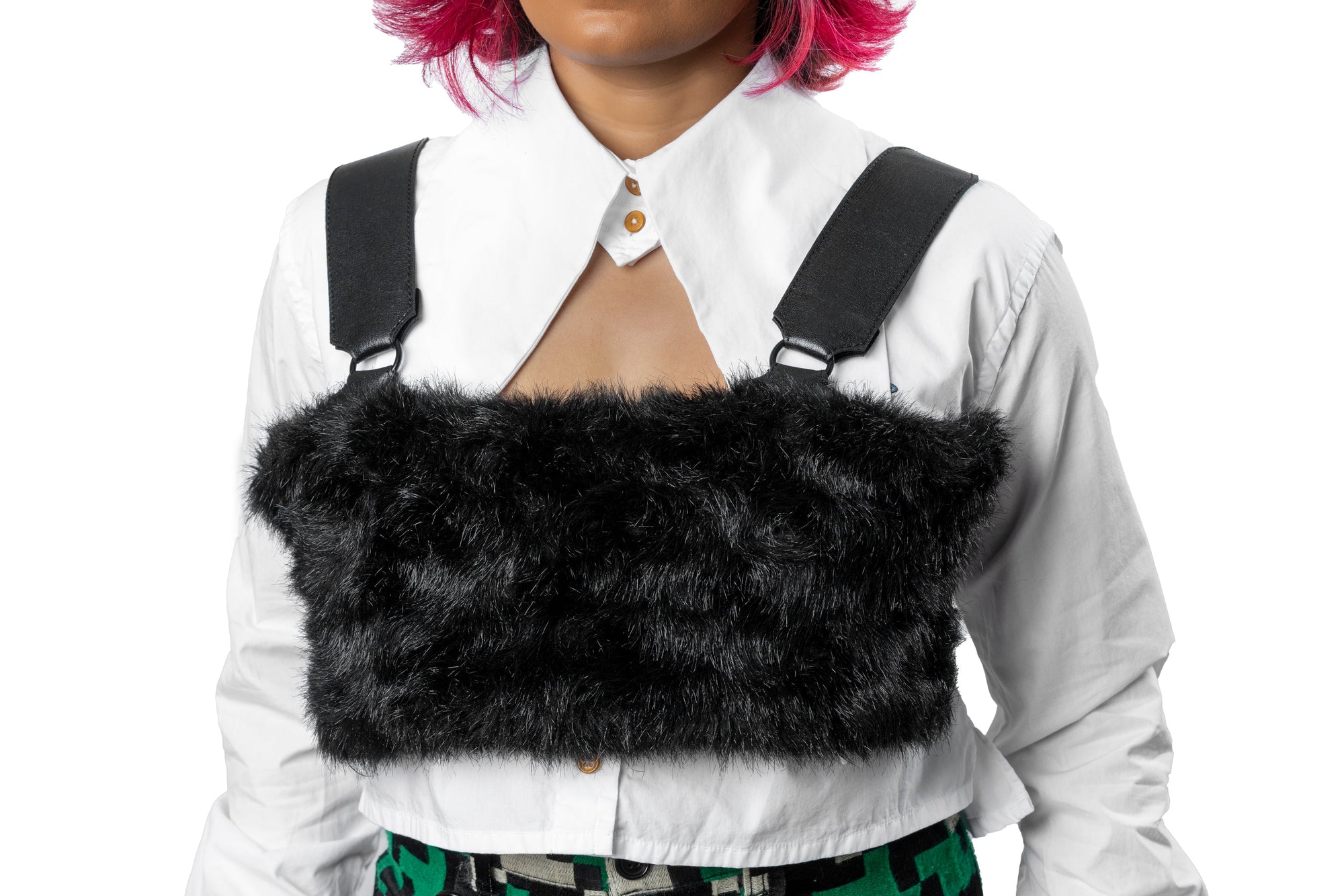 Front of Noir Kei Ninomiya fur vest